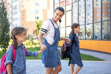 Families with School-Going Kids