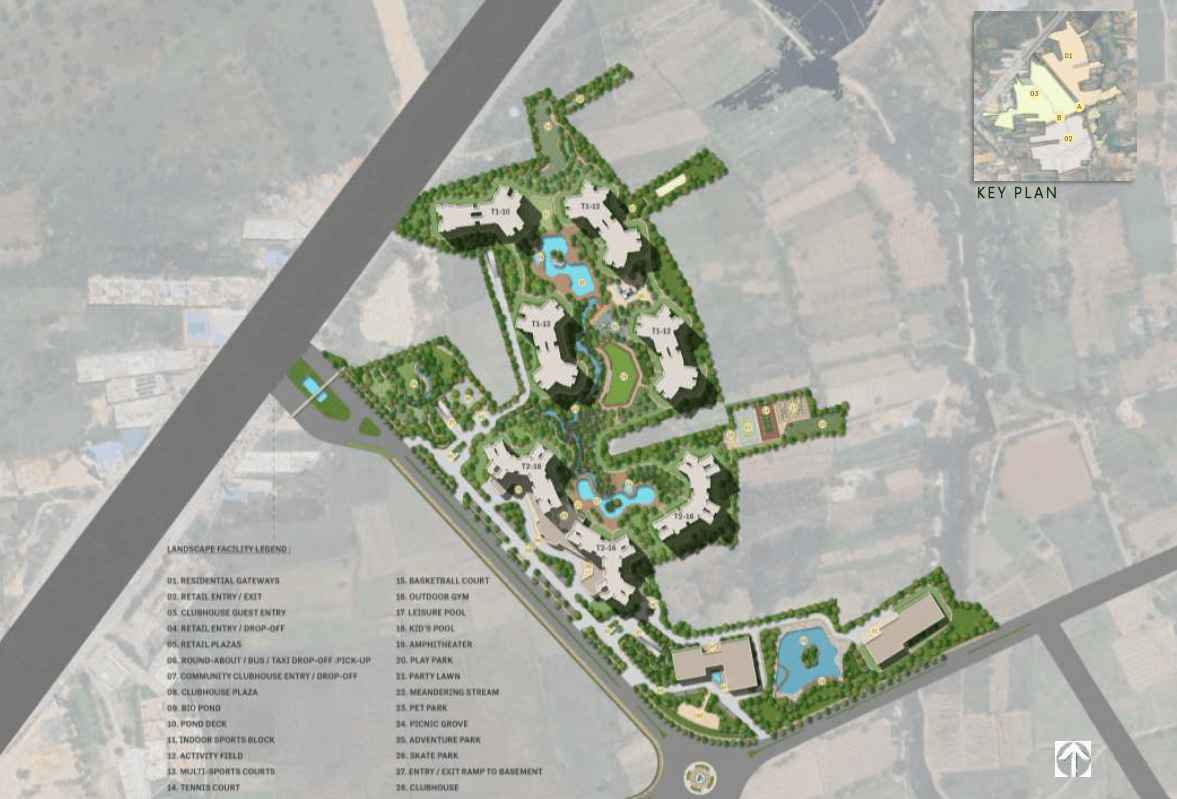 Master plan of Brigade Silvercrest on Kanakapura Road
