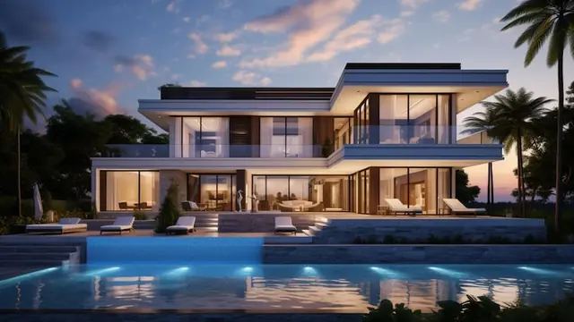 Artist's impression of villa-style homes, shown for Pearl at Brigade Atmosphere