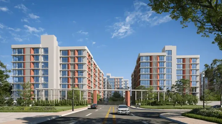 Artist's impression of low-rise homes, shown for Brigade Jeevan Sandhya