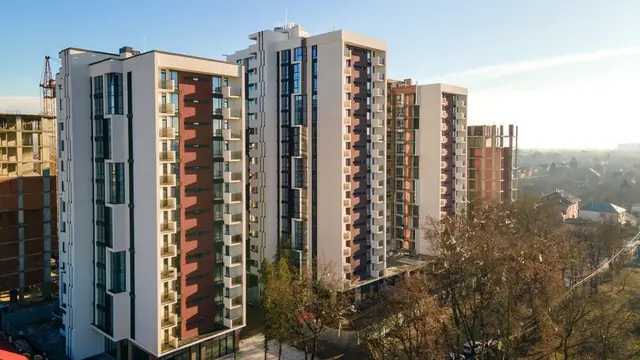 Artist's impression of apartment towers, shown for Brigade Belvedere